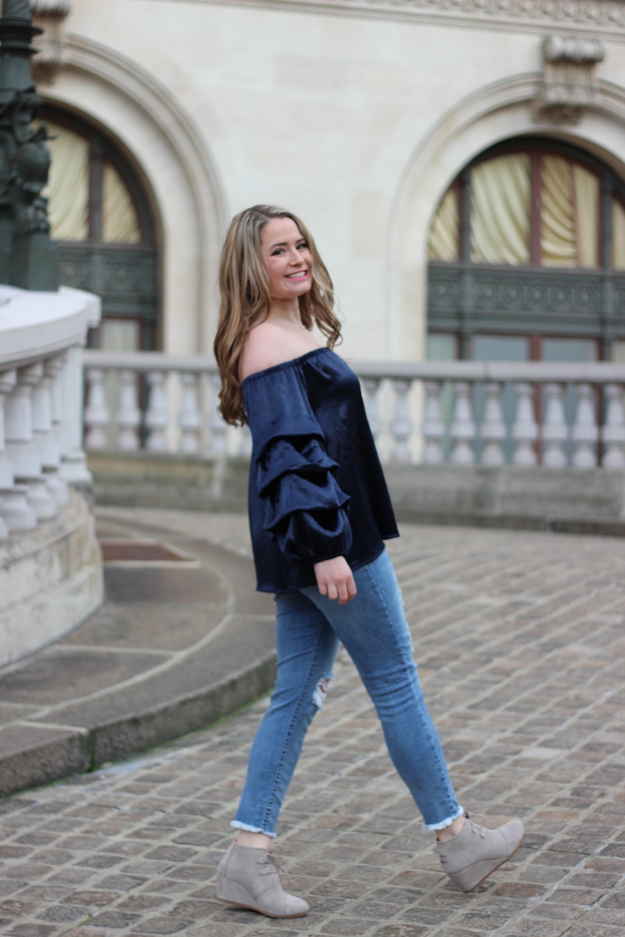 Photo peplum top