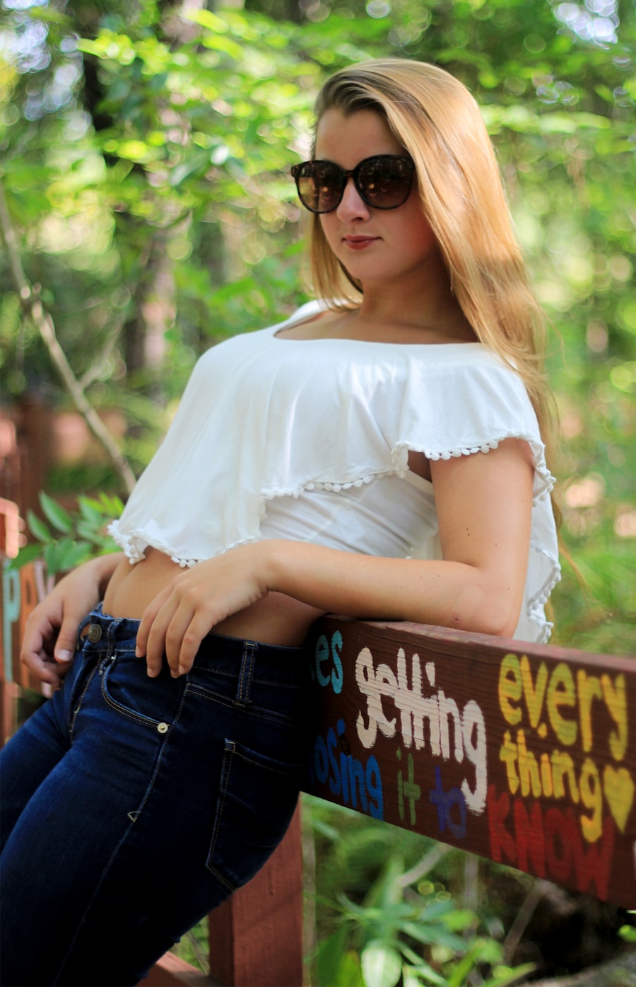 Photo peplum top